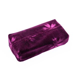 コスモス ティッシュカバー ワインパープル