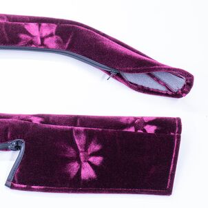 コスモス ドアハンドルカバー ワインパープル