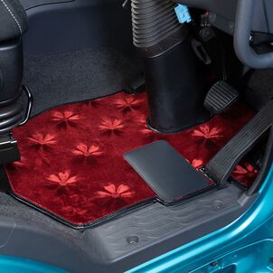 フロアマット コスモス ダークレッド