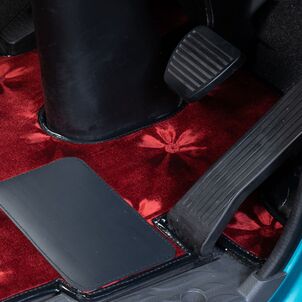 フロアマット コスモス ダークレッド