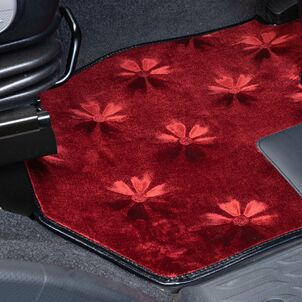 フロアマット コスモス ダークレッド