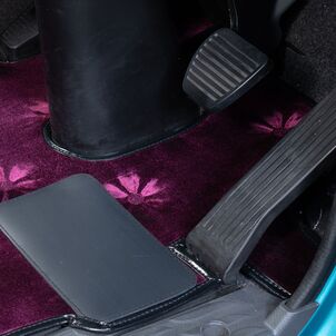 フロアマット コスモス ワインパープル