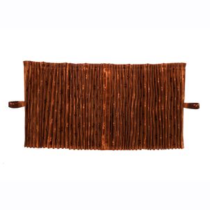 コスモス ルームカーテン　ハイルーフ用　プリーツブラウン