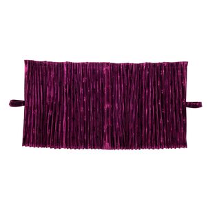 コスモス 仮眠カーテン　プリーツ ワインパープル