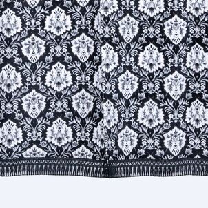 新格子 三点式センターカブラックーテン