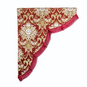 花籠 サイドカーテン　レッド