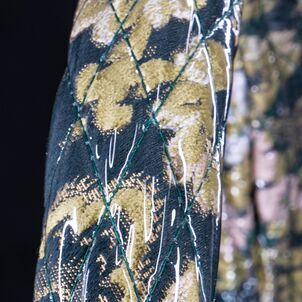 花籠 シングルキルトハンドルカバーグリーン