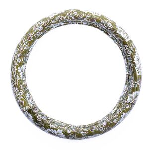 新格子 シングルキルトハンドルカバーグリーン