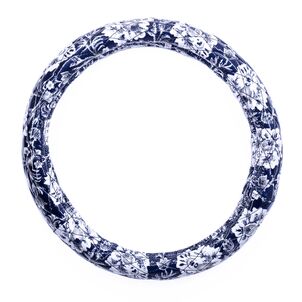 新格子 シングルキルトハンドルカバーネイビー