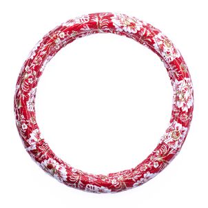 新格子 シングルキルトハンドルカバーレッド