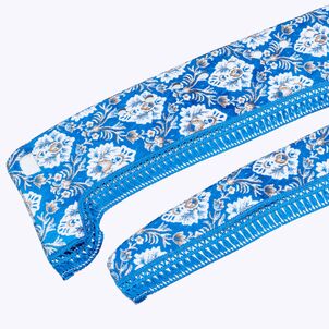 新格子 ダッシュマットブルー