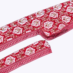 新格子 ダッシュマットレッド