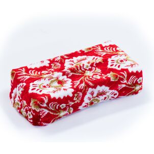 新格子 ティッシュカバーレッド