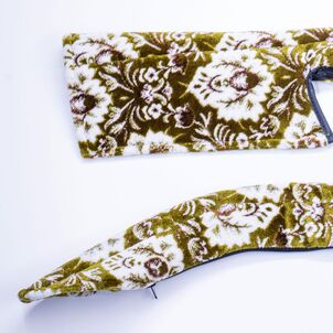 新格子 ドアハンドルカバー　グリーン