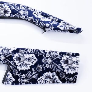 新格子 ドアハンドルカバー　ネイビー