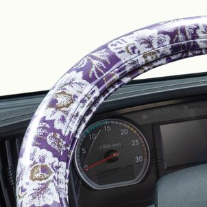 新格子 極太ハンドルカバービニール付き パープル