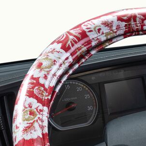 新格子 極太ハンドルカバービニール付き レッド