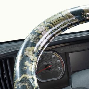 花籠極太ハンドルカバービニール付き  グリーン