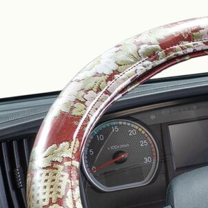 花籠極太ハンドルカバービニール付きレッド