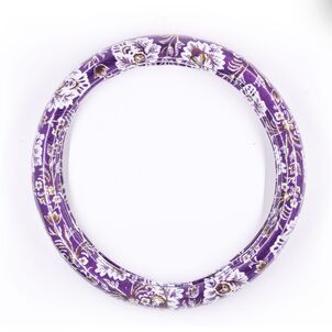 新格子 極太ハンドルカバービニール付き パープル