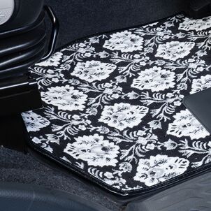 フロアマット 新格子 ブラック