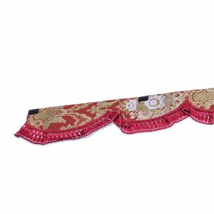 花籠 フロントカーテン波型タイプ　ワイン