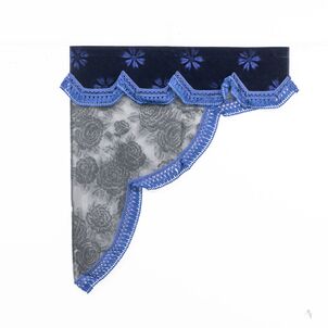 コスモス ロイヤルサイドカーテン ネイビー