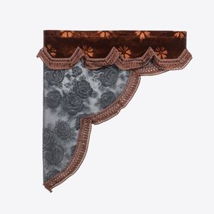 コスモス ロイヤルサイドカーテン ブラウン