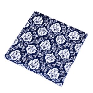 新格子 座布団ネイビー