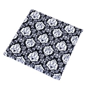 新格子 座布団ブラック