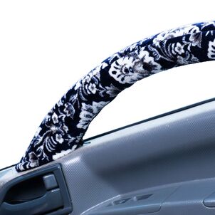 新格子 ドアハンドルカバー　ネイビー