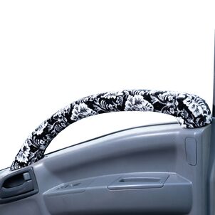 新格子 ドアハンドルカバー　ブラック