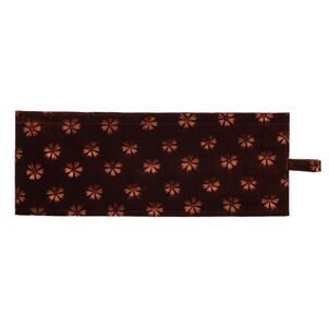 コスモス ルームカーテン　プリーツなしブラウン