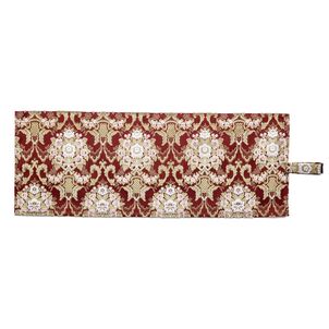 花籠 ルームカーテン　プリーツなしワイン