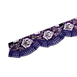 新格子 フロントカーテン波型タイプパープル