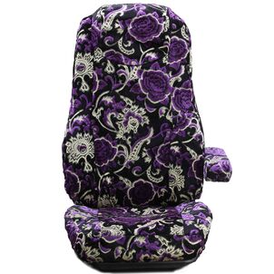 モンブランローズ　シートカバー　パープル