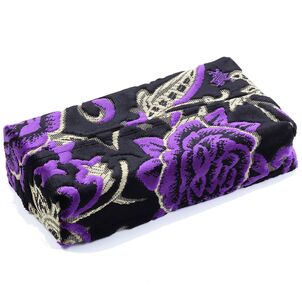 モンブランローズ　ティッシュカバー　パープル