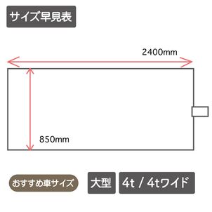 仮眠カーテンサイズ詳細