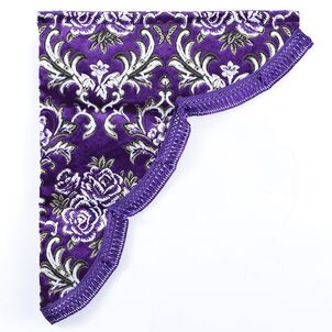 華恋　サイドカーテン　パープル