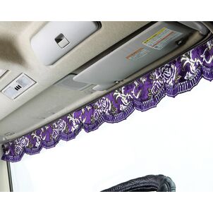 華恋　フロントカーテン　装着　パープル