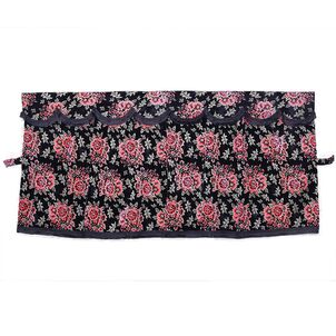 マドンナ　三点式センターカーテン　ブラック×ピンク