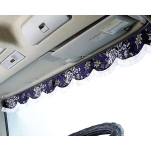 マドンナ　フロントカーテン　装着　ネイビー