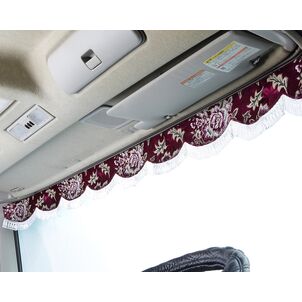 マドンナ　フロントカーテン　装着　ワインパープル