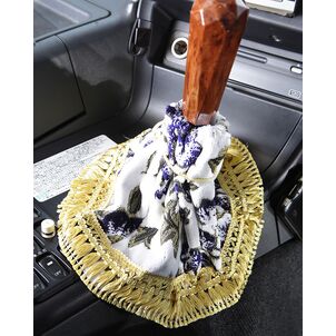 マドンナ　ブーツカバー　ホワイト　装着時