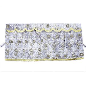 モンブランローズ　三点式センターカーテン　シルバー