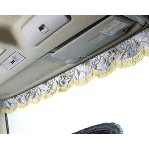 モンブランローズ　フロントカーテン　装着　シルバー