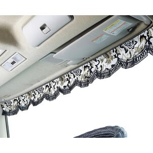 モンブランローズ　フロントカーテン　装着　ホワイト