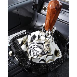 モンブランローズ　ブーツカバー　ホワイト　装着時