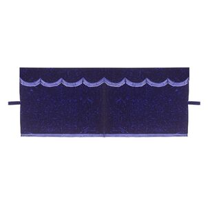 チンチラ　三点式センターカーテン　ネイビー