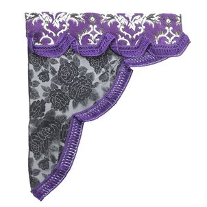 華恋　ロイヤルサイドカーテン　パープル